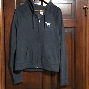 Pink Victoria secret hooded sweatshirt